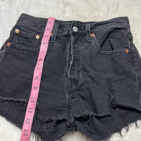 Levi’s ribcage button up shorts womens size 24 - Picture 8 of 9